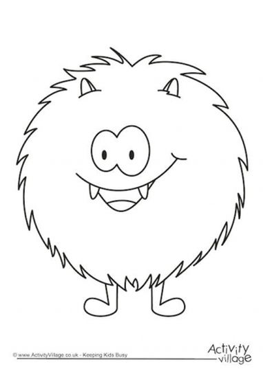 Cute Monster Coloring Pages - Part 1